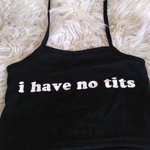 Novelty crop top